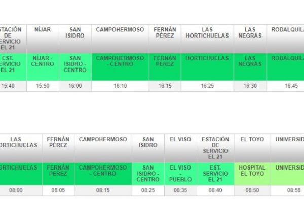 horario-almeria-rodalquilar-cabo-de-gata-almeria